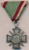 "Tűzkereszt I. fokozata" modern kitüntetés másolat, mellszalaggal (modern copy) T:2 kopott bronzozás