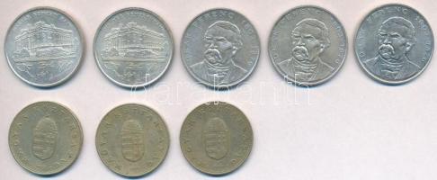 1993. 200Ft Ag "MNB" (2x) + 1994. 200Ft Ag "Deák" (3x) + 1993-1995. 100Ft Cu-Ni-Zn (3x) T:2