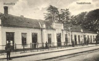 Marosillye, Ilia; Vasútállomás / railway station