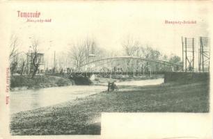 Temesvár, Timisoara; Hunyadi híd. Schröder kiadása / Brücke / bridge (EK)