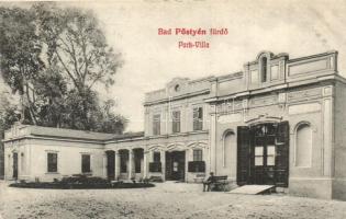 Pöstyénfürdő, Bad Piestany; Park villa, Lampl Gyula kiadása / villa (ragasztónyomok / glue marks)