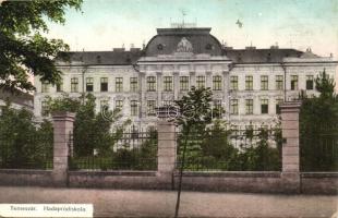 Temesvár, Timisoara; Hadapródiskola / military school