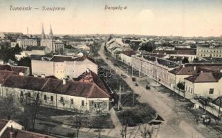 Temesvár, Timisoara; Józsefváros, Hunyadi út. Feder R. Ferencz kiadása / street view