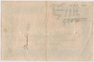 Osztrák-Magyar Monarchia / Facsád 1904. "Facsádi Hitel- és Takarékszövetkezet" részvénye 2...