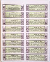 Románia / Dés 1921. "Trassia Siebenbürger Trasswerke Aktiengesellschat in Dej ('Trassia�...