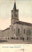 Nagyvárad, Oradea; Görög katolikus templom a szemináriummal / Greek catholic church, seminar (EK)