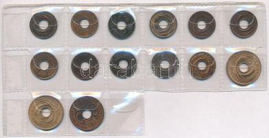 Nagy-Britannia 1929-1964. 1p Br (11x) + Brit Kelet-Afrika 1922-1961. 1c-10c Br (21x) + Brit Nyugat-Afrika 1952. 1/10p Br T:1-2- Great Britain 1929-1964. 1 Penny Br (11x) + British East Africa 1922-1961. 1 Cent - 10 Cents Br (21x) + British West Africa 1952. 1/10 Penny Br C:AU-VF