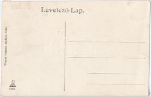 Paks, Erzsébet Sétatér, Vízimalmok a Dunán, Wiener Hajman kiadása (EB)