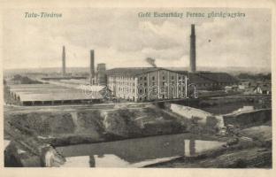 Tata-Tóváros, Gróf Eszterházy Ferenc gőztégla gyára (Rb)