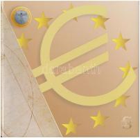 Olaszország 2003. 1c-2E (8x) forgalmi sor,  karton dísztokban T:1 Italy 2003. 1 Cent - 2 Euros (8x) coin set, in cardboard case C:UNC