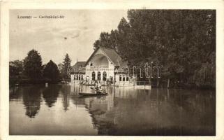 Losonc, Lucenec; Csónakázó tér, Redlinger kiadása / rowing square, lake (EK)