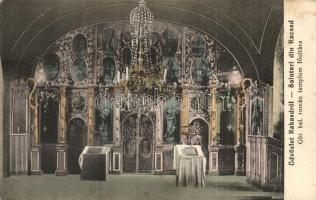 Rakasdia, Rakasd, Racasida; Görög keleti román templom főoltára, belső / church interior, altar  (fl)