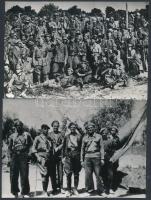 19 db fotó a spanyol polgárháborúból. Rajta magyar harcolók is. Nagyrészt későbbi nagyítás, egy két ...