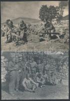 19 db fotó a spanyol polgárháborúból. Rajta magyar harcolók is. Nagyrészt későbbi nagyítás, egy két ...