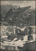 19 db fotó a spanyol polgárháborúból. Rajta magyar harcolók is. Nagyrészt későbbi nagyítás, egy két ...