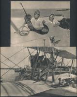 19 db fotó a spanyol polgárháborúból. Rajta magyar harcolók is. Nagyrészt későbbi nagyítás, egy két ...