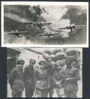 19 db fotó a spanyol polgárháborúból. Rajta magyar harcolók is. Nagyrészt későbbi nagyítás, egy két ...
