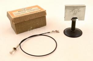 AGFA magnéziumporos villanófény óraművel, dobozban, leírással