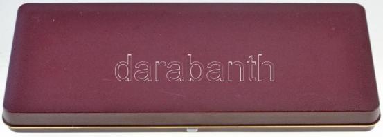 DN "Koronázási szett - 1867" aranyozott rézötvözet utánveret emlékérem pár dísztokban, tan...