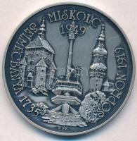 Bognár György (1944-) 1985. "A Magyar Műszaki Felsőoktatás 250 éves - Mikoviny Sámuel" fém...
