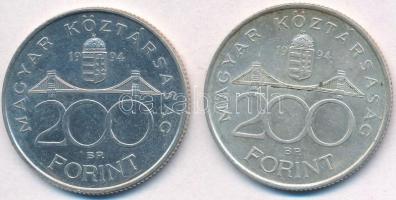 1994. 200Ft Ag "Deák" (2x) T:2