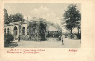 1899 Budapest XIV. Városliget, Állatkert. Nagy ragadozók háza, Divald Károly 402. sz. (EK)