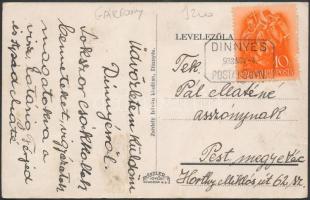 Dinnyés (Gárdony), Római katolikus templom, kerékpár, Zsédely István üzlete és saját kiadása (fa)