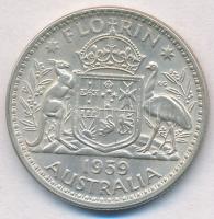 Ausztrália 1959. 1Fl Ag "II. Erzsébet" T:2
Australia 1959. 1 Florin Ag "Elizabeth II...