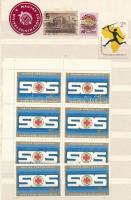 62 db magyar és osztrák okmánybélyeg és segélybélyeg A4-es berakólapon