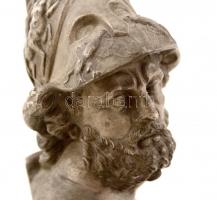 Jeltés nélkül: Hellén büszt. Spiáter, fém talapzaton, m:19 cm