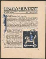 1914 A Díszítő Művészet I. évfolyamának 5. száma, borító nélkül