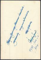 1930-1954 Ádám Jenő (1896-1982) hagyatéka: egy aláírt fotója (12x8 cm.), egy általa lejegyzett népda...