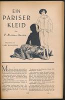 1925 Das Leben Nr. 23 füzete, benne Lungers-Hausen grafikáival, címlapjával, hátoldalon Wiertz reklá...