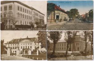 20 db RÉGI magyar városképes és motívumlap, vegyes minőség / 20 pre-1945 Hungarian town-view postcards and motive cards, mixed quality