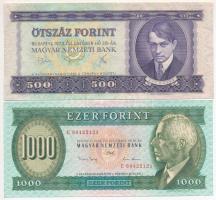 1975. 500Ft + 1989. 100Ft (4x) + 1993. 1000Ft "E" T:I-III
