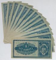 1920. 1K (13x) sorszámkövetők T:I-