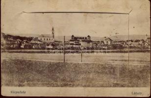 Várpaolta leporelló vasútálomással és briget-gyárral
