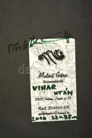 Maldrik Gábor (?- ): Vihar után, tűzzománc, fém, hátulján jelzett, fa keretben, 23,5×29 cm