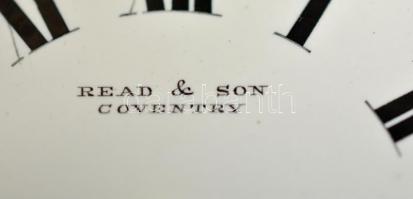 cca 1890 Read  & Son, Coventry jelzett zsebóra. Kulcsos, háromfelé nyitható, hibátlan számlappal...