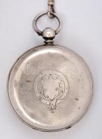 cca 1890 Read  & Son, Coventry jelzett zsebóra. Kulcsos, háromfelé nyitható, hibátlan számlappal...