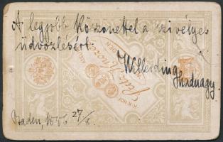 1886 Willerding Rezső (1866-1928) hadnagy, később vezérőrnagy, majd a Nemzeti Hadsereg parancsnokána...