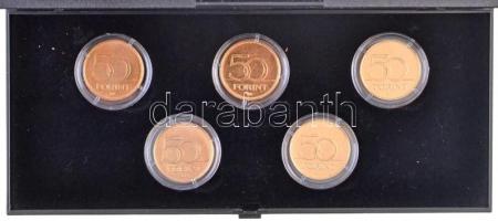 2012. "Londoni Olimpia" 50Ft aranyozott Cu-Ni (5xklf) dísztokban tanúsítvánnyal T:2