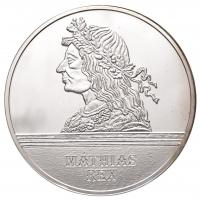 DN "Reneszánsz szett" ezüstözött Cu-Ni emlékérem sorozat dísztokban, benne "Mátyás&qu...