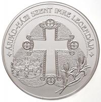 DN "Árpád-házi Szent Imre legendája" dombor-aranyozott, ezüstözött Cu-Ni emlékérem sorozat...