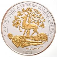 DN "Árpád-házi Szent Imre legendája" dombor-aranyozott, ezüstözött Cu-Ni emlékérem sorozat...