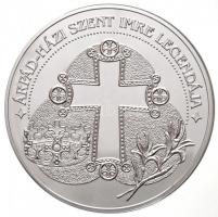 DN "Árpád-házi Szent Imre legendája" dombor-aranyozott, ezüstözött Cu-Ni emlékérem sorozat...