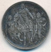 1896KB 1K Ag "Millenium" T:1-,2 patina Adamo K5.2