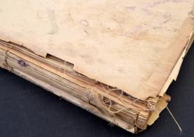 1877 a Távirászati rendeletek tára / Távirászati Közlemények több lapszáma egybefűzve, megviselt, hi...