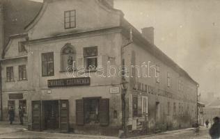 Cieszyn, Teschen; Emanuel Czerwenka Riemer und Sattler Werkstätte / leatherwork and saddlery workshop, photo