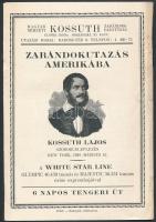 1928 A New Yorki Kossuth zarándoklat ismertető füzete leporello szakadással